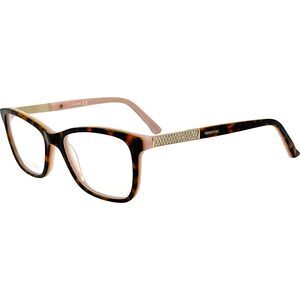 Swarovski SK5117 Elina Womens Plastic Eyeglass Frame 056 Havana 51-16